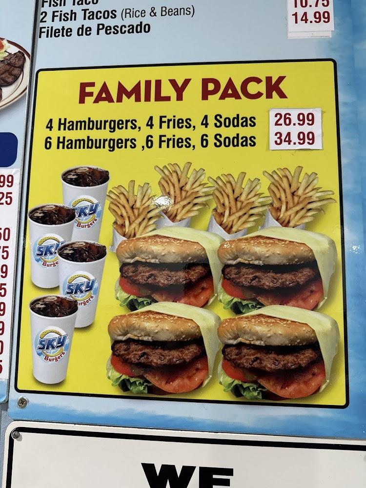 Sky Burgers Menu image 3